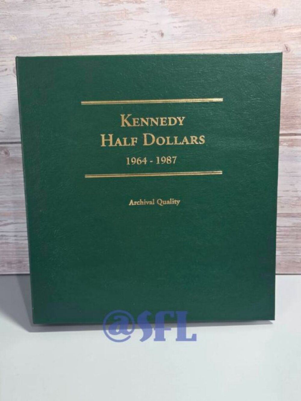 Littleton Kennedy Half Dollar Album 1964 to 1987  Vol 1 LCA49 20 Plastic Slides